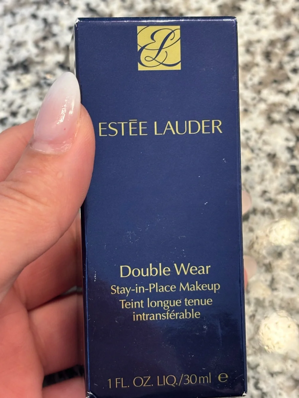 Estée Lauder Double Wear Stay-In-Place Makeup - Navy & Gold Box
